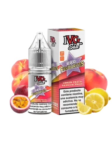 Comprar Sales de Nicotina Salts Lemon Peach Passionfruit - IVG - Favourite Bar - 10ml al mejor precio - II Nous Vape