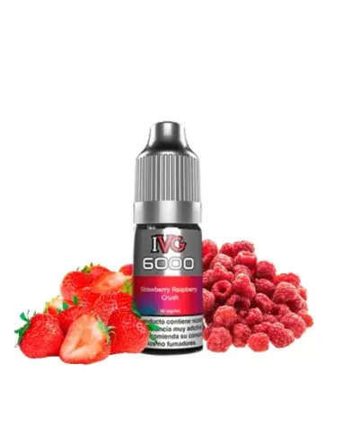 Comprar Sales de Nicotina Strawberry Raspberry Crush - IVG 6000 Salts 10ml al mejor precio - II Nous Vape