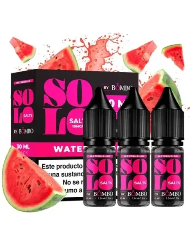 Comprar Sales de Nicotina Bombo Solo Nic Salts - Watermelon (Pack 3) al mejor precio - II Nous Vape