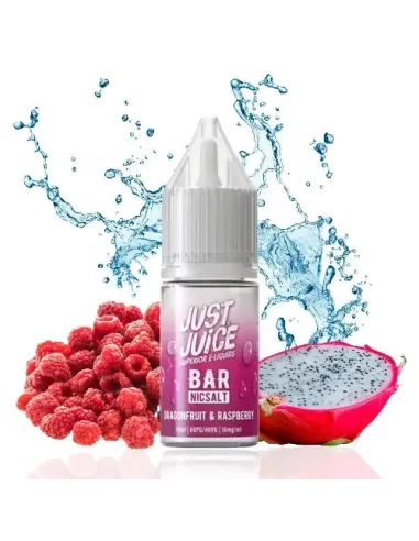 Comprar Sales de Nicotina Just Juice Bar Nic Salt Dragonfruit & Raspberry - 10ml al mejor precio - II Nous Vape