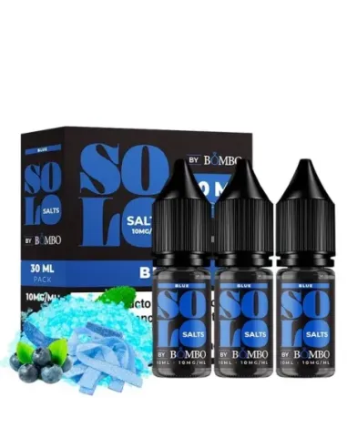 Comprar Sales de Nicotina Bombo Solo Nic Salts - Blue (Pack 3) al mejor precio - II Nous Vape