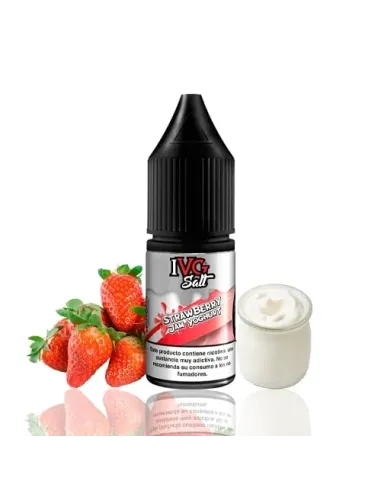 Comprar Sales de Nicotina Strawberry Jam Yoghurt - IVG Salt al mejor precio - II Nous Vape